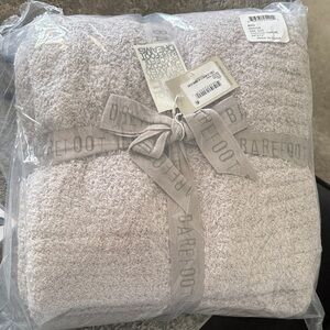 Barefoot Dreams Cozy Cream Blanket